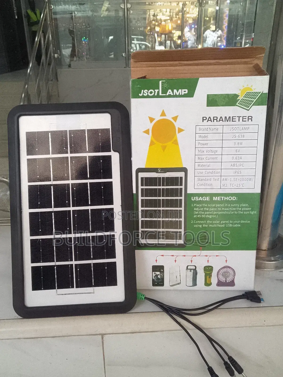3.8watt Solar Charger