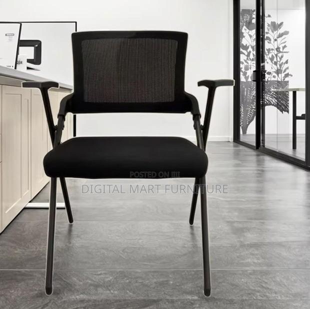 Black Four Leg Camp Chair - thumbnail 4