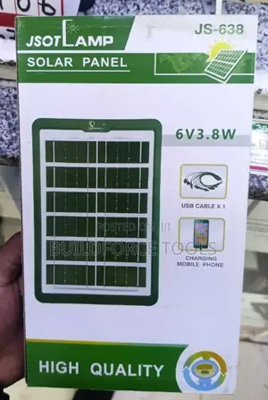 Jsort 6v 3.8watt High Quality Solar Charger