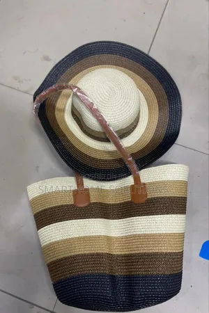 Beach Lady Bag With Matching Hat – Stylish Summer Set