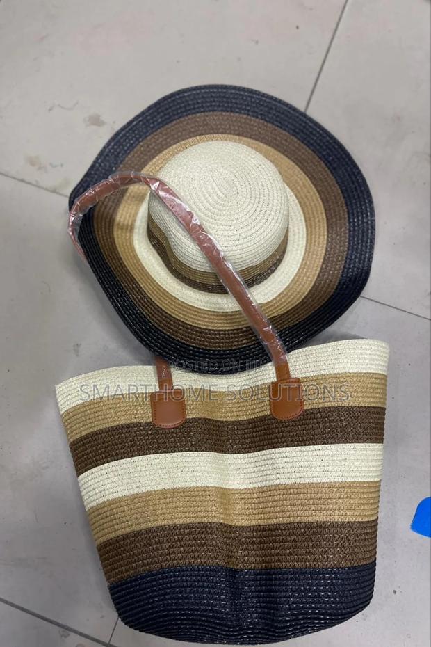 Beach Lady Bag With Matching Hat – Stylish Summer Set - thumbnail 3