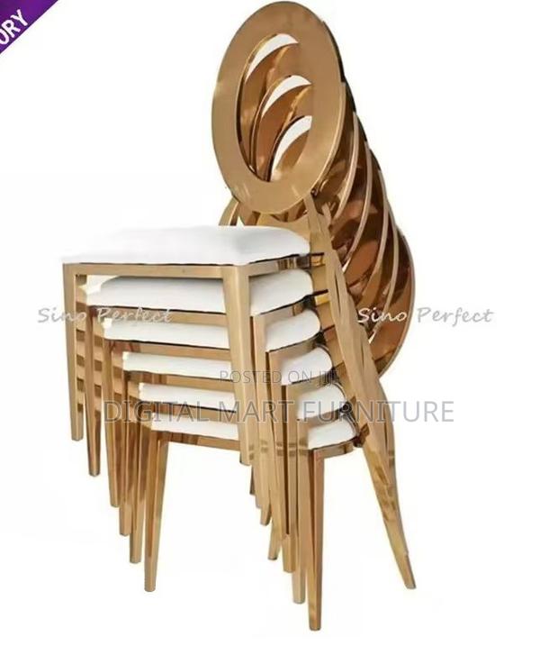 Golden Four Foot Stackable Chair - thumbnail 3