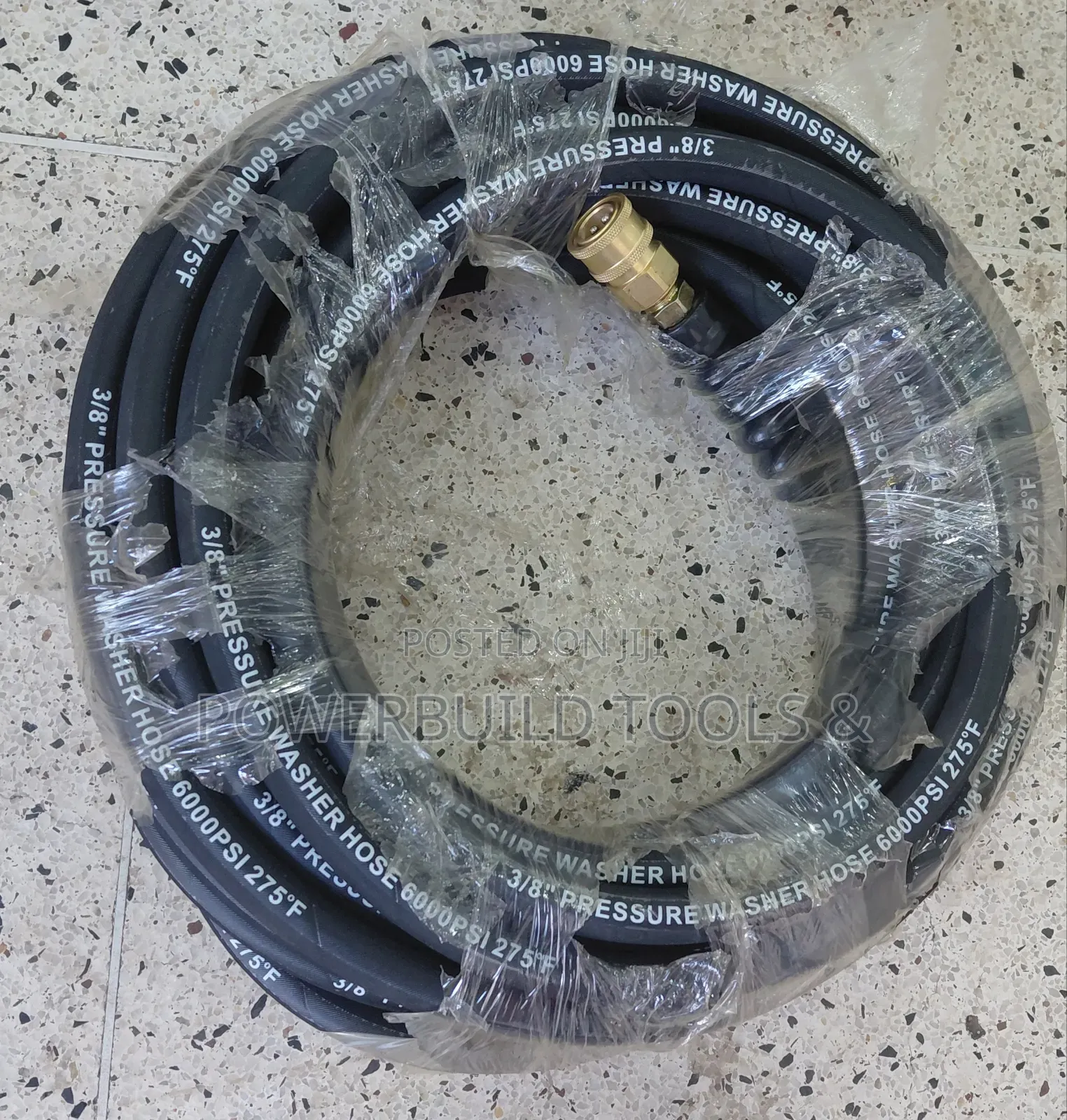 3/8-inch, 6000 Psi Pressure Washer Hose 15m