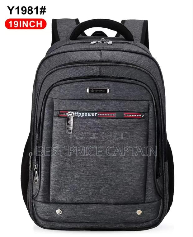 Hp Power Laptop/ Backpack Multi Pocket Hard Body Modern Look - main view