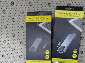 New , Stable and Faster Usb Hub Type-C to HDTV 8 in 1 Adapter