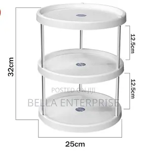 3 Tier Rotating Kitchen Storage Rack