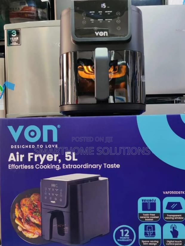 Von Air Fryer 5l Digital Slim Design - main view