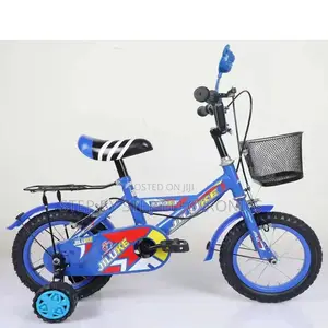 12 Inch Kids Bicycle With Training Wheels Fun Safe Cartoon Design Bike