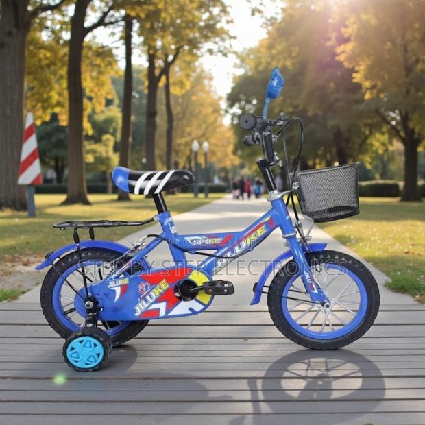 12 Inch Kids Bicycle Fun Safe Bike Basket Comfy Seat Sturdy Frame
