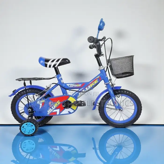 12 Inch Children Bike Colorful Design Fun Safe Cartoon Bike Basket