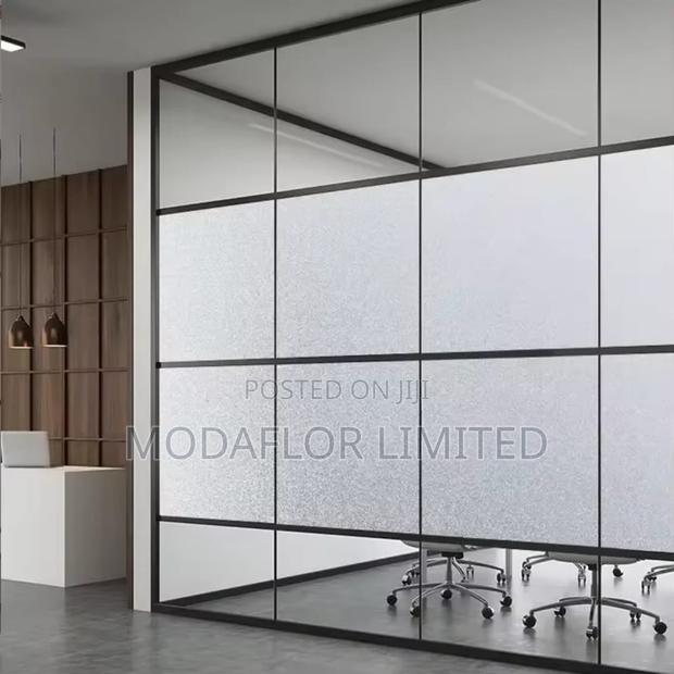 Executive Frosted Office Film_ High End Partition Look