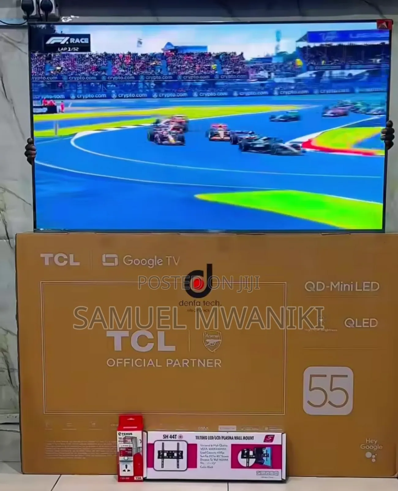 TCL 55" Qd-Miniled Google Smart Tv Premium Picture Quality