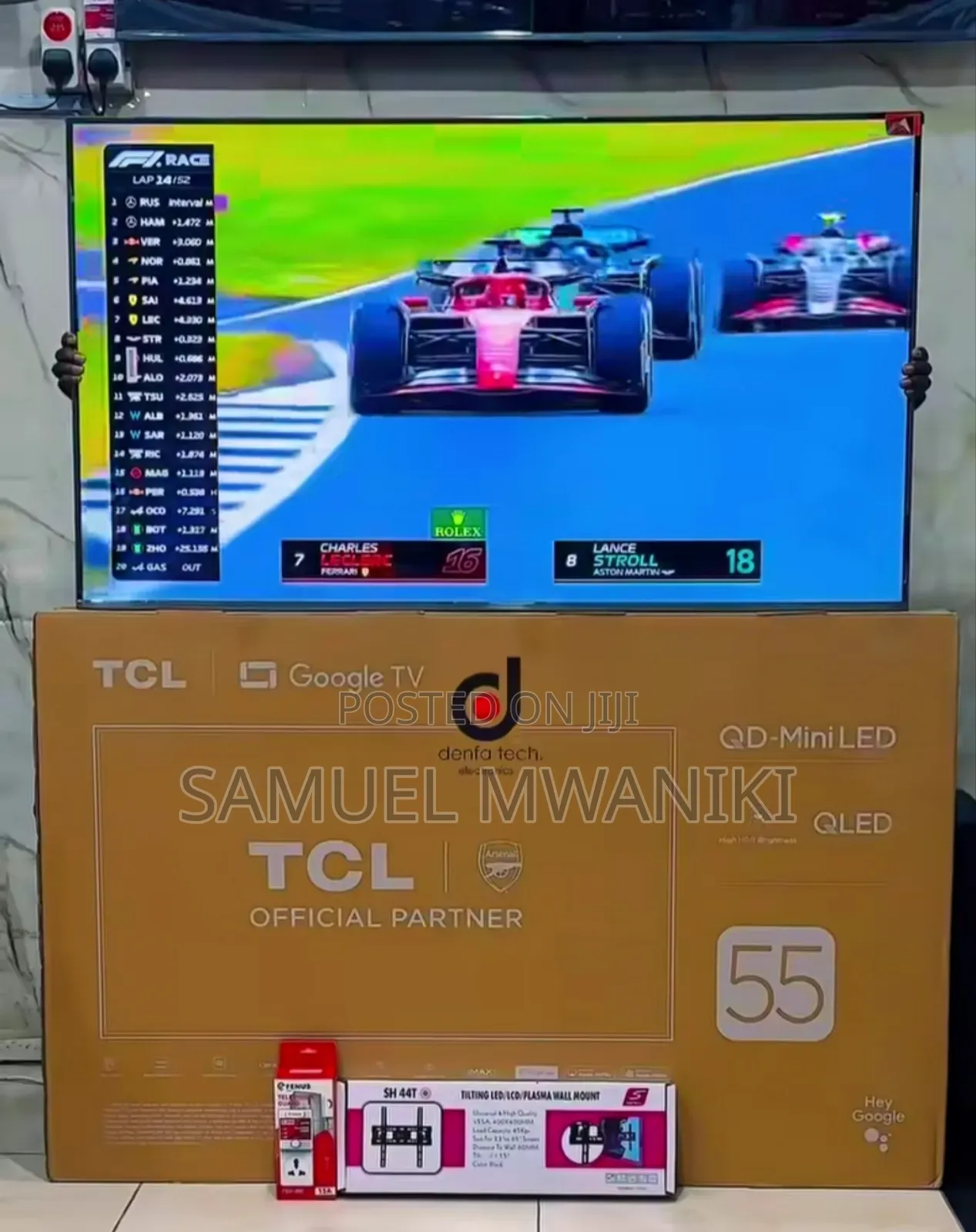 TCL 55" Qd-Miniled Google Smart Tv Premium Picture Quality