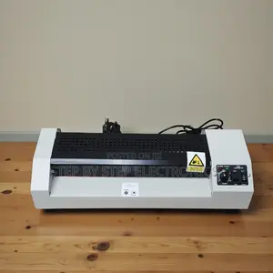 A3 A4 Heavy Duty Laminator With Silicon Rollers and Metal Gear Design