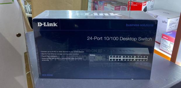 D-Link 24-Port 10/100 MBPS Desktop Switch - main view