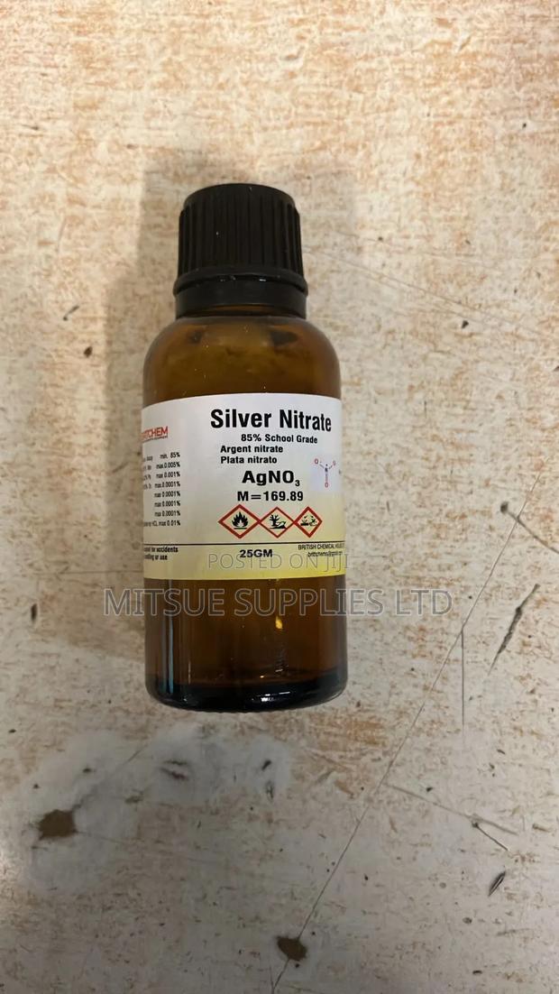 Silver Nitrate 25g School Grade 85% Britchem