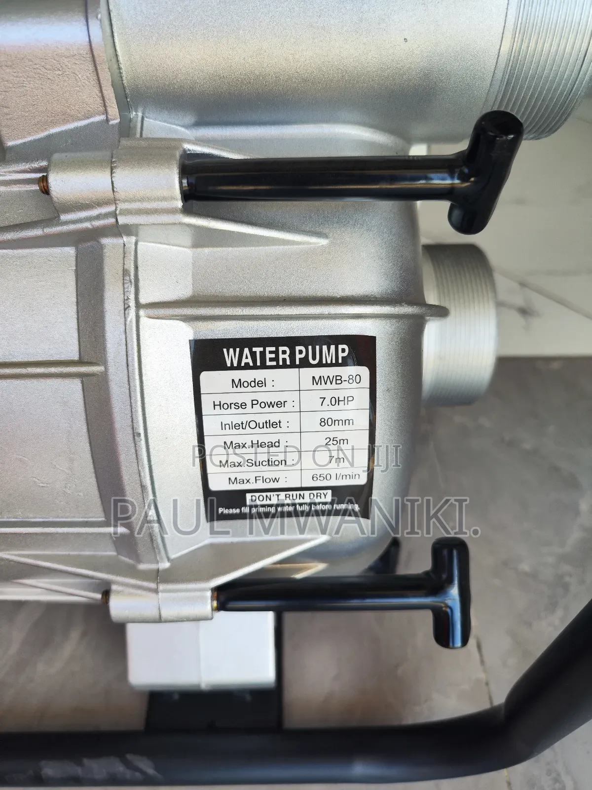 Maxmech 3" Sewage Pump