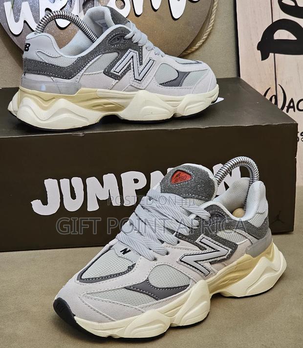 New Balance 9060 Sneakers Shoes For Kids In White Color Way