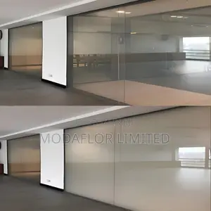 Professional Frosted Office Glass Film-- Clean Aesthetic