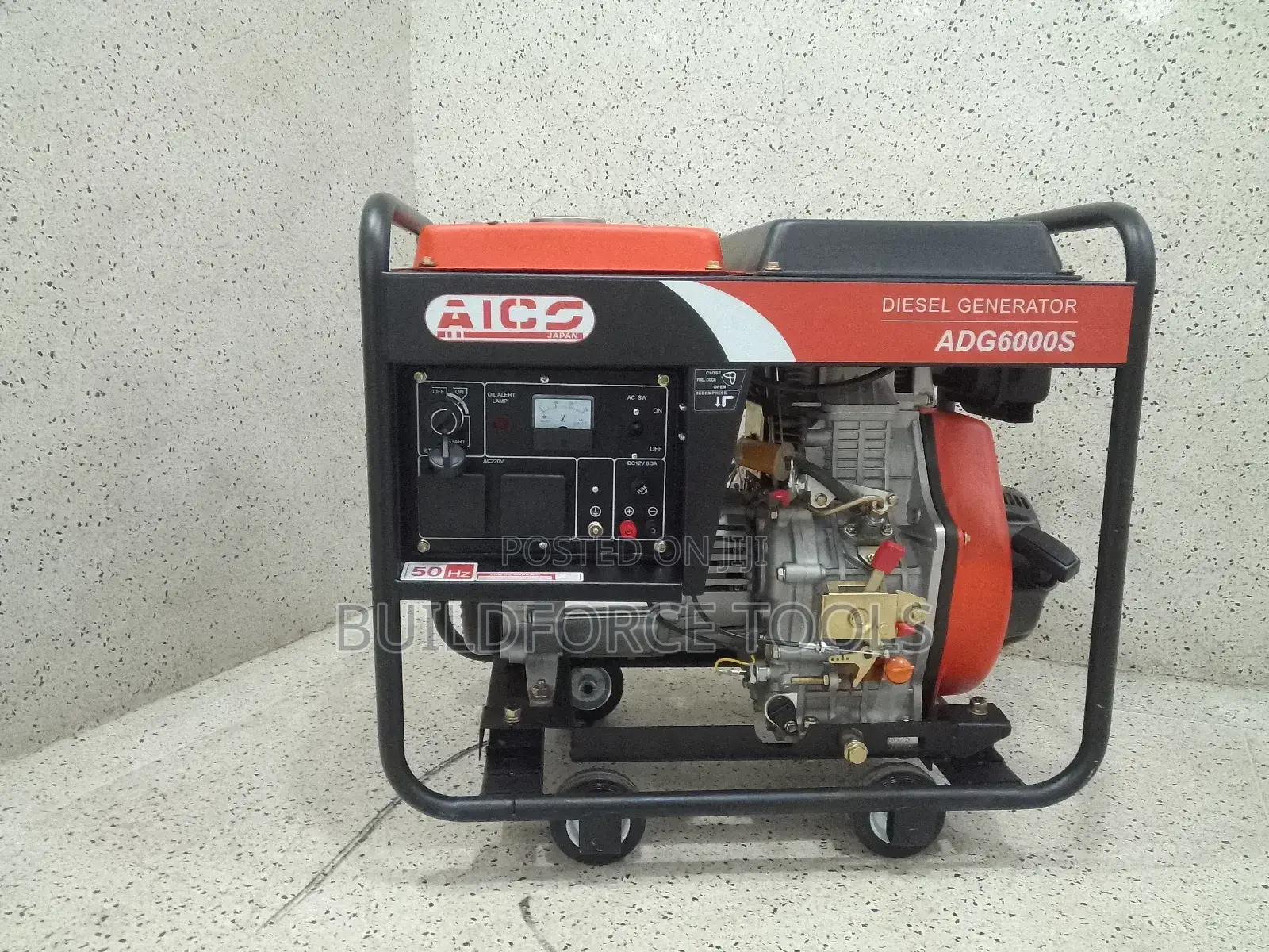 Adg600s Aico Japan 10kva Skeleton Generator