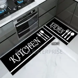 2pcs Kitchen Mats With Rubber Super Non-Slip Underside