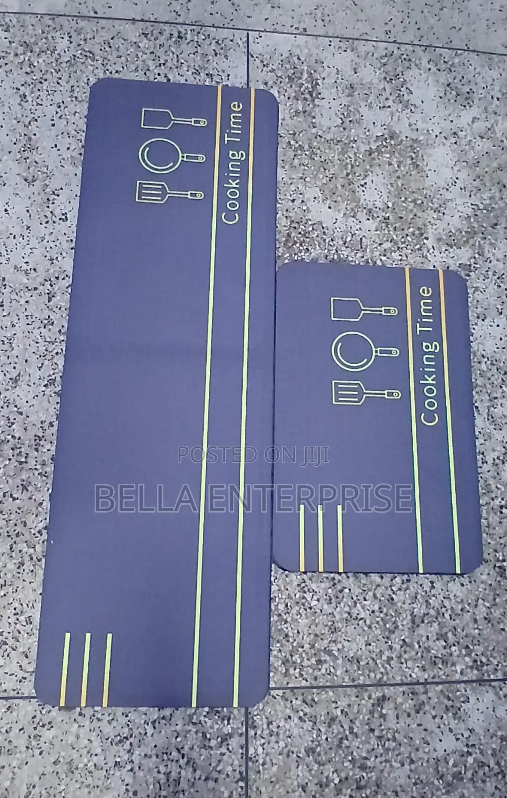 2pcs Kitchen Mats With Rubber Super Non-Slip Underside