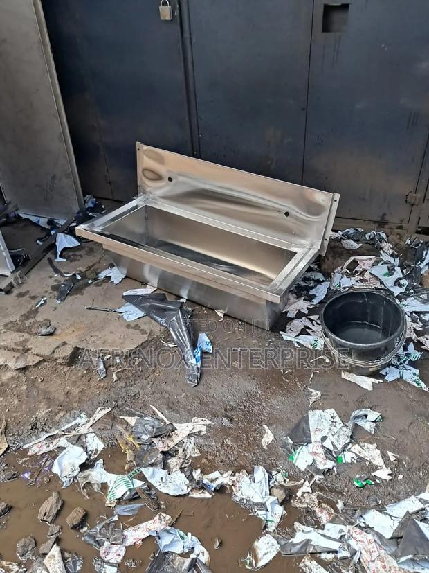 Stainless Steel Scrub Sink.Robust and Hygienic - main view