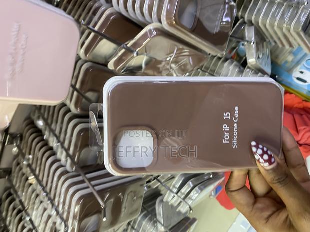 Asqer iPhone 15 Liquid Silicone Case With Microfiber Lining - main view