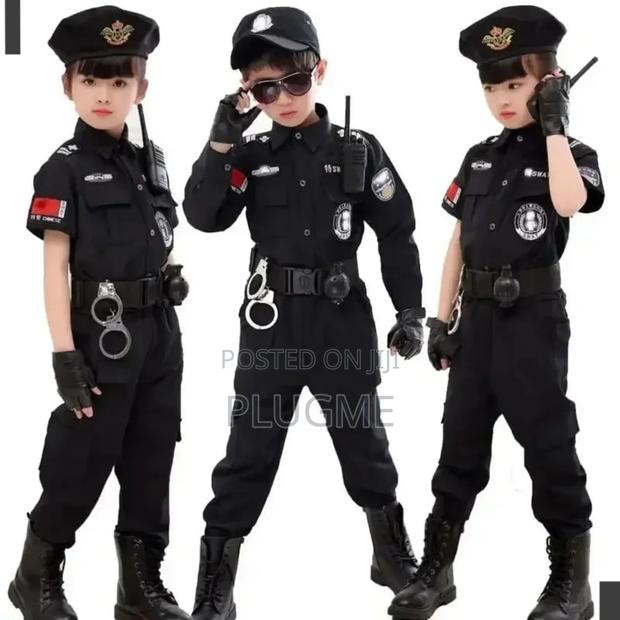 Swat Childrens Unisex Police Costume