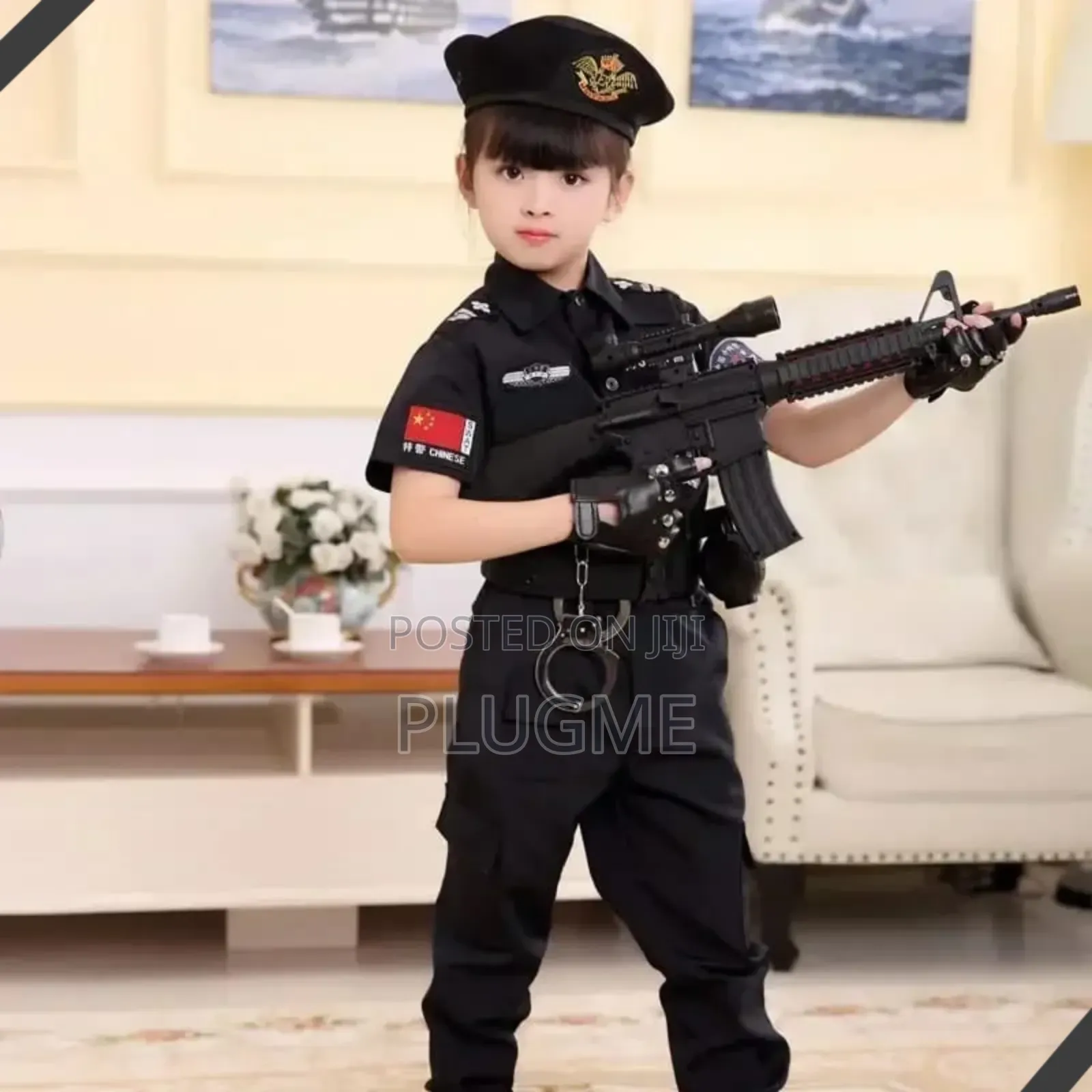 Swat Childrens Unisex Police Costume