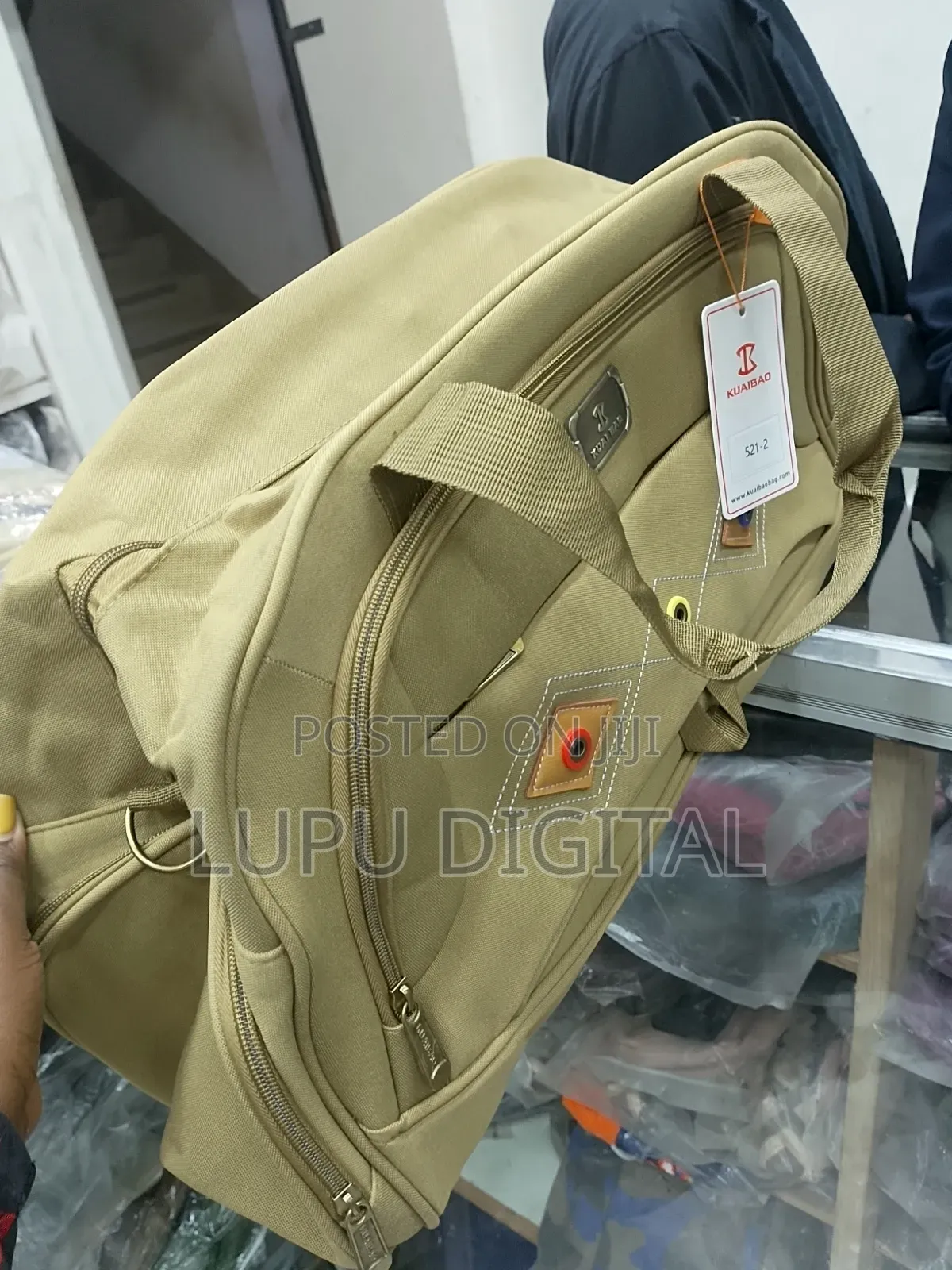 Canvas Ankara Bag