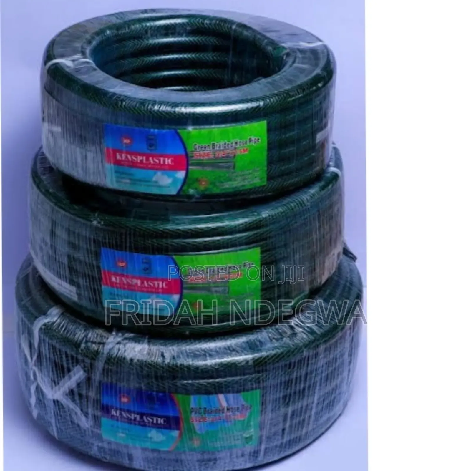 Green Braided Pipe 1* 30 Metres