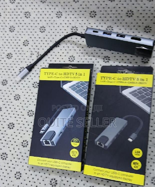 8 in 1 Type C Hub Usb C to Hdmi- Compatible HDTVC Hub Usb