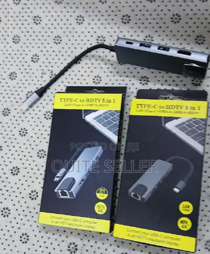 8 in 1 Type C Hub Usb C to Hdmi- Compatible HDTVC Hub Usb