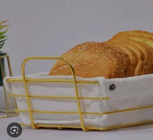 *Gold Frame Black Cloth /Silver Frame White Cloth Storage Bread