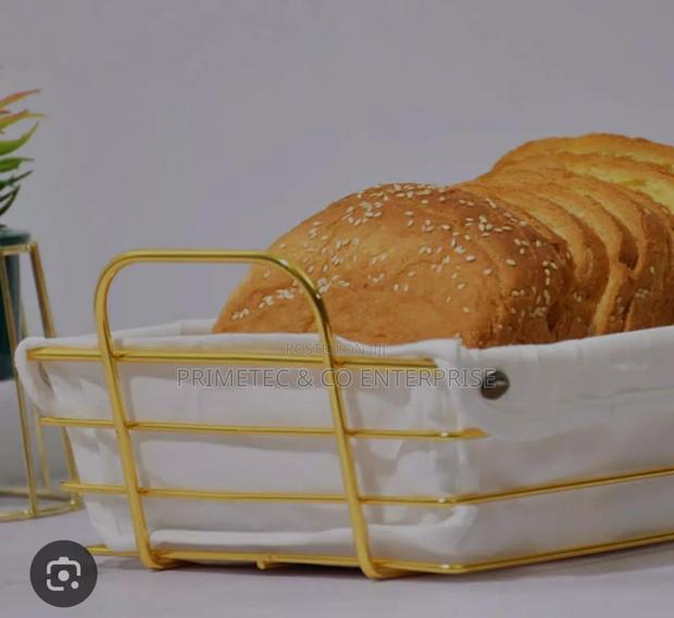 *Gold Frame Black Cloth /Silver Frame White Cloth Storage Bread