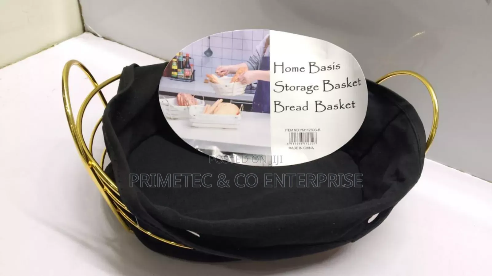 *Gold Frame Black Cloth /Silver Frame White Cloth Storage Bread