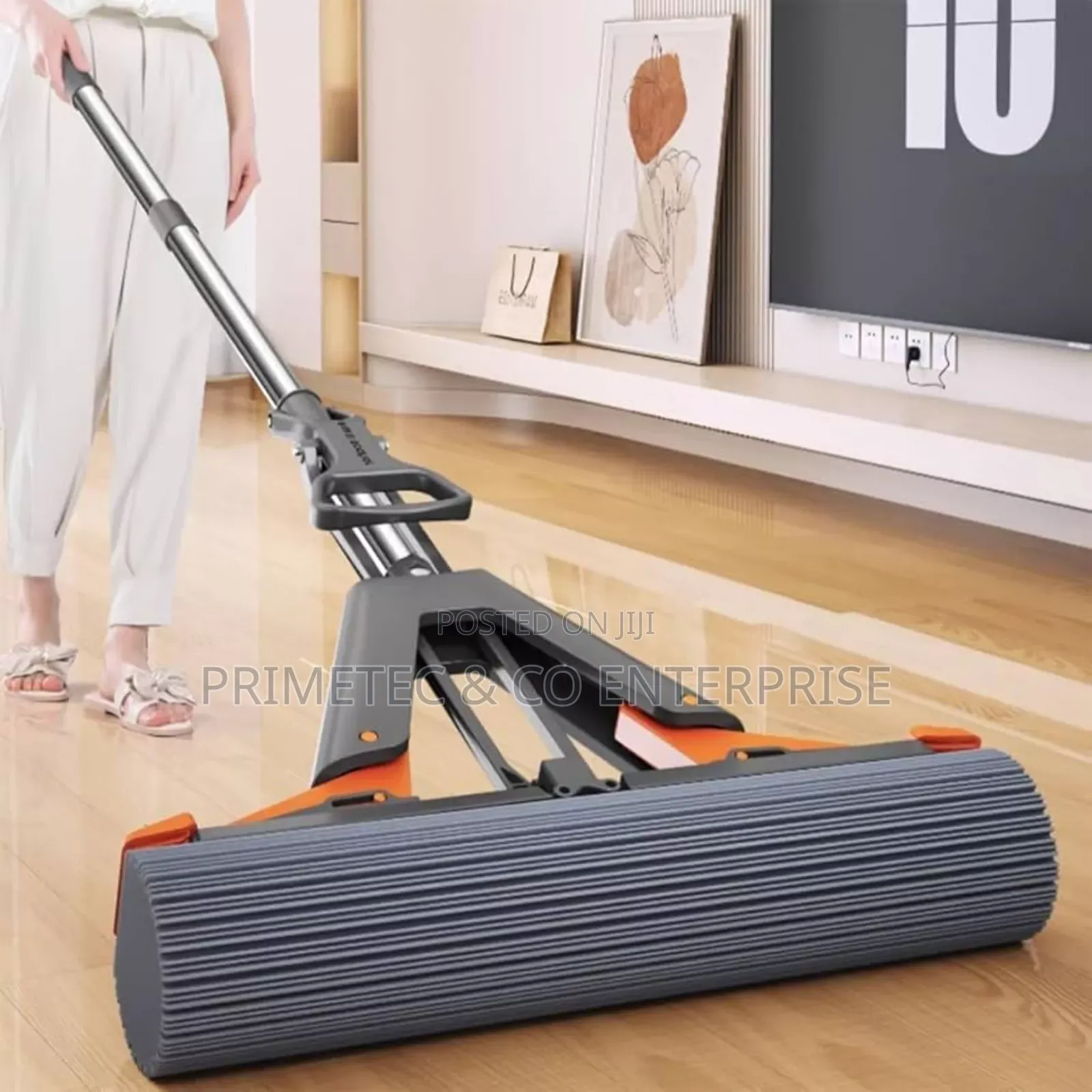38cmx110cm Self Wringing Super Absorbent Sponge Mop