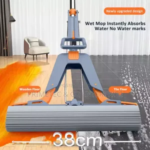 38cmx110cm Self Wringing Super Absorbent Sponge Mop
