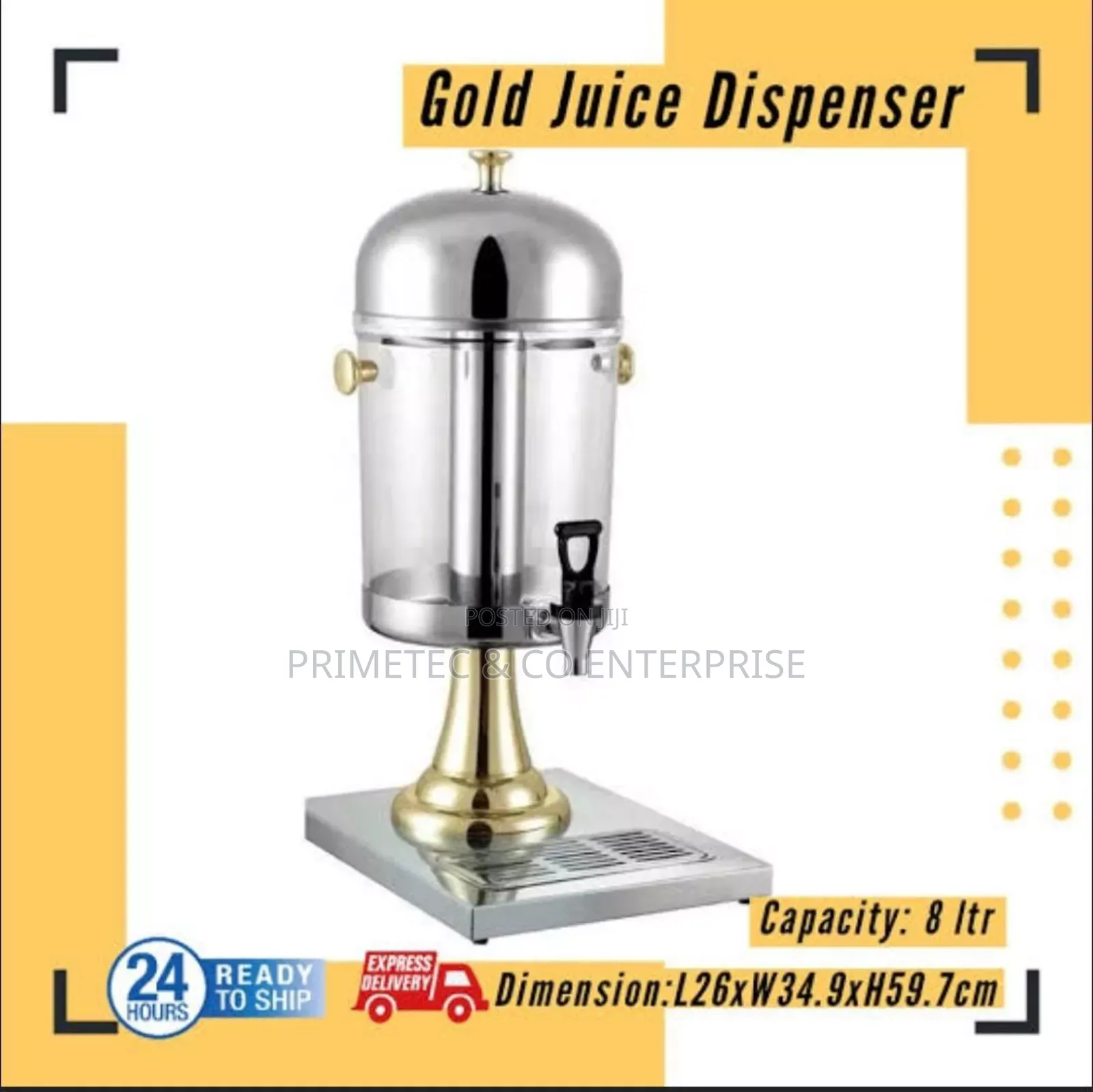 8l Juice Dispenser With Stainless