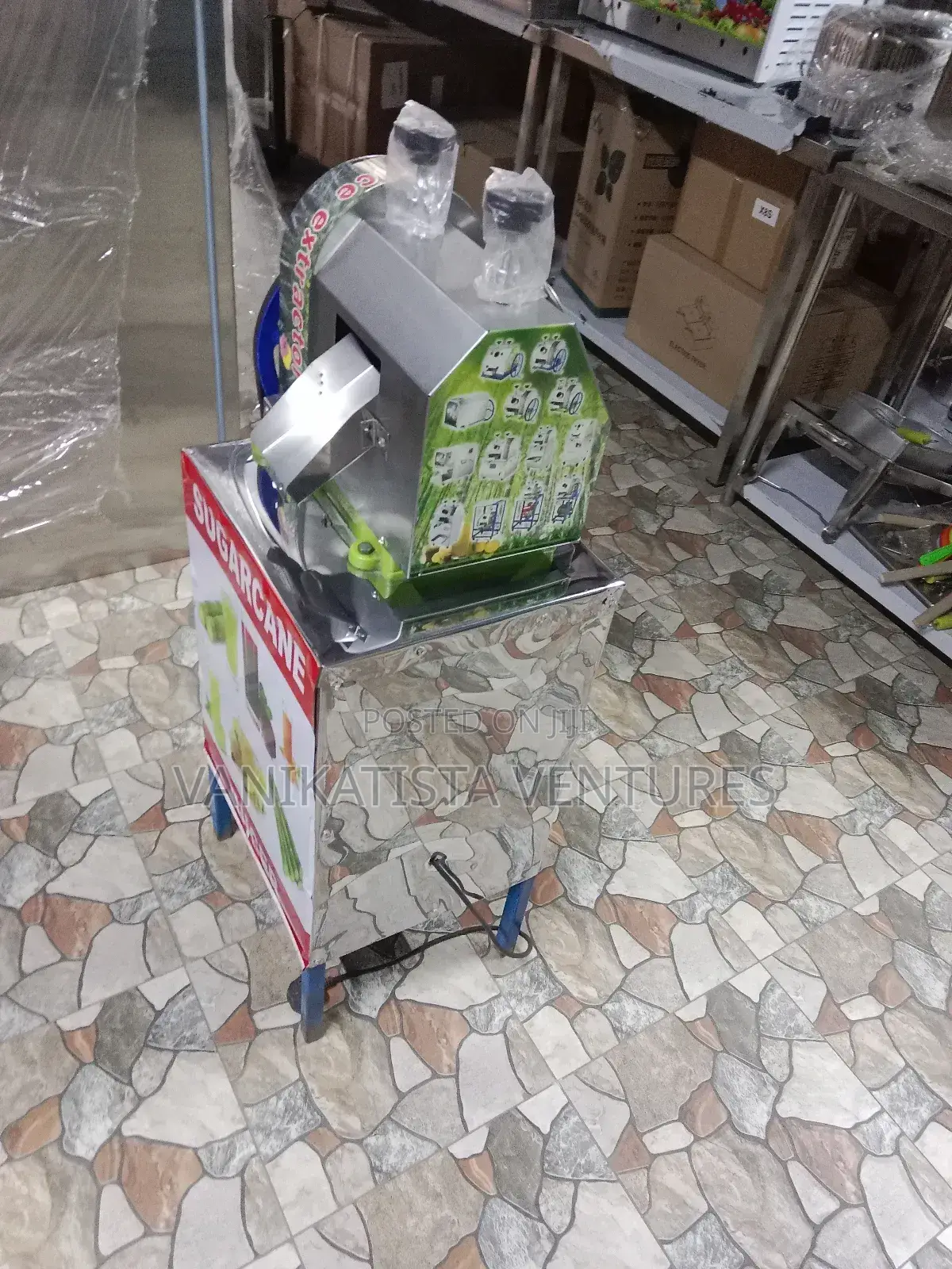 Stainless Steel Sugarcane Juicer – Commercial Use