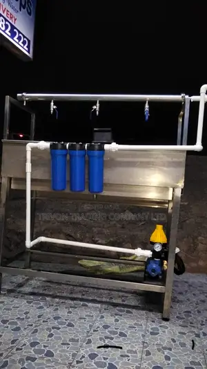 3-Tap Water Filling Station With Filters, Pump + Uv | Stainless Steel