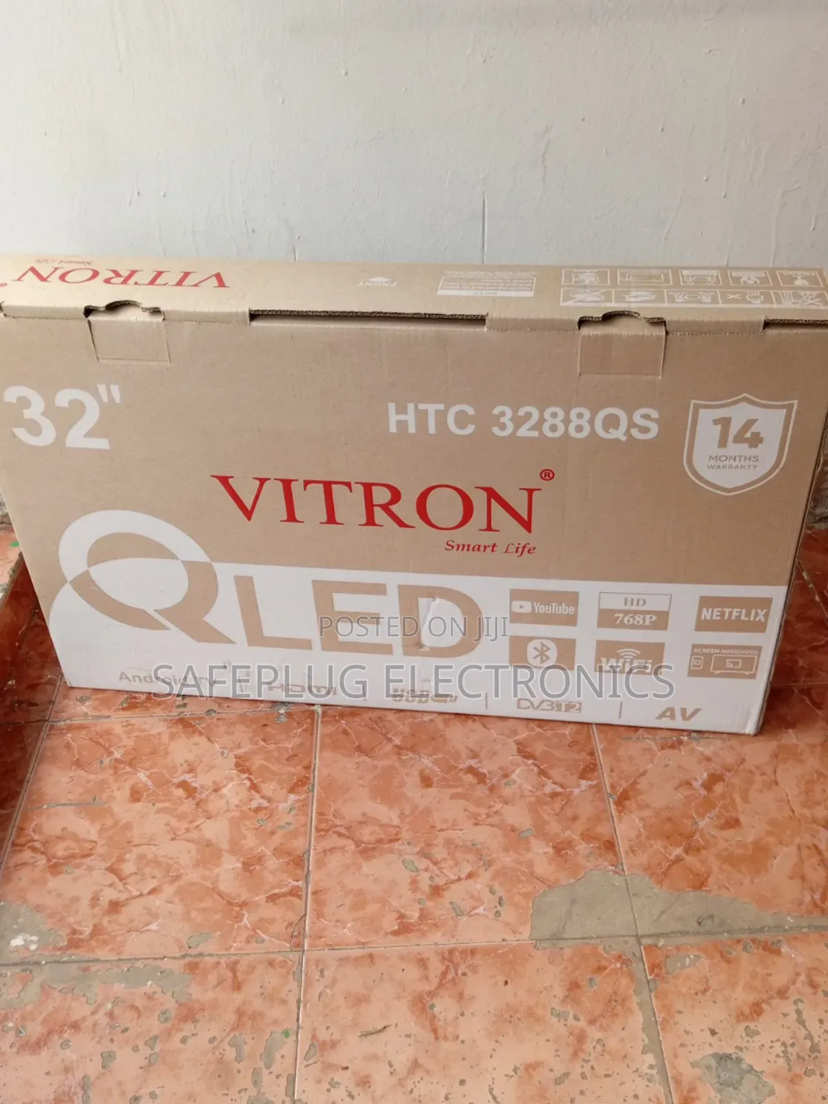 Vitron 32" Qled Android Tv - Hdr10, Dolby Audio, Bluetooth