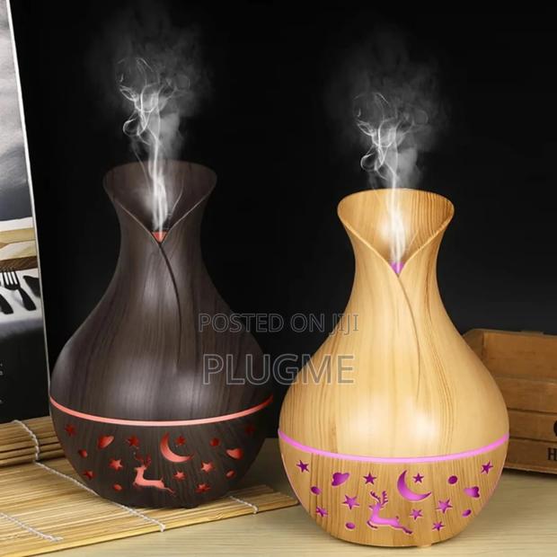 Wooden Small Vase Ultrasonic Humidifier/Diffuser - thumbnail 2