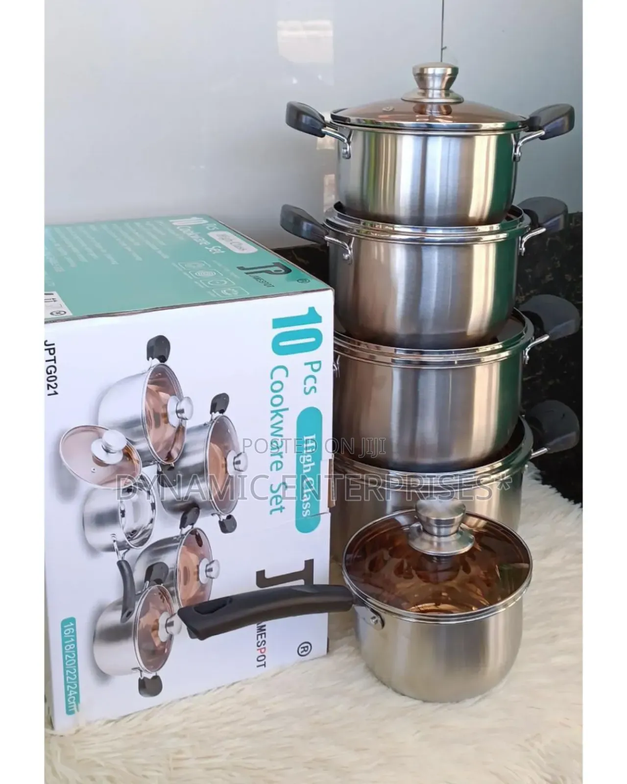 10 PCS Jp Stainless Cookware