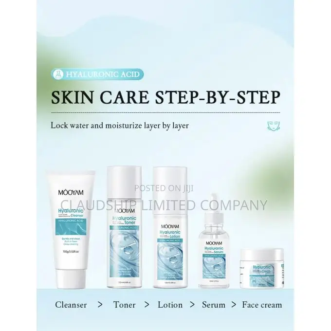 5 in 1 Hyaluronic Acid Centella Asiatica Moisturizing Set