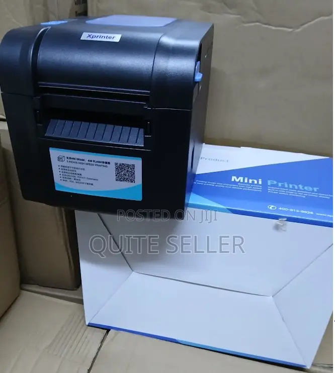 Smart Wireless Mini Direct Thermal Label Printer Xprinter Xp-370b Usb