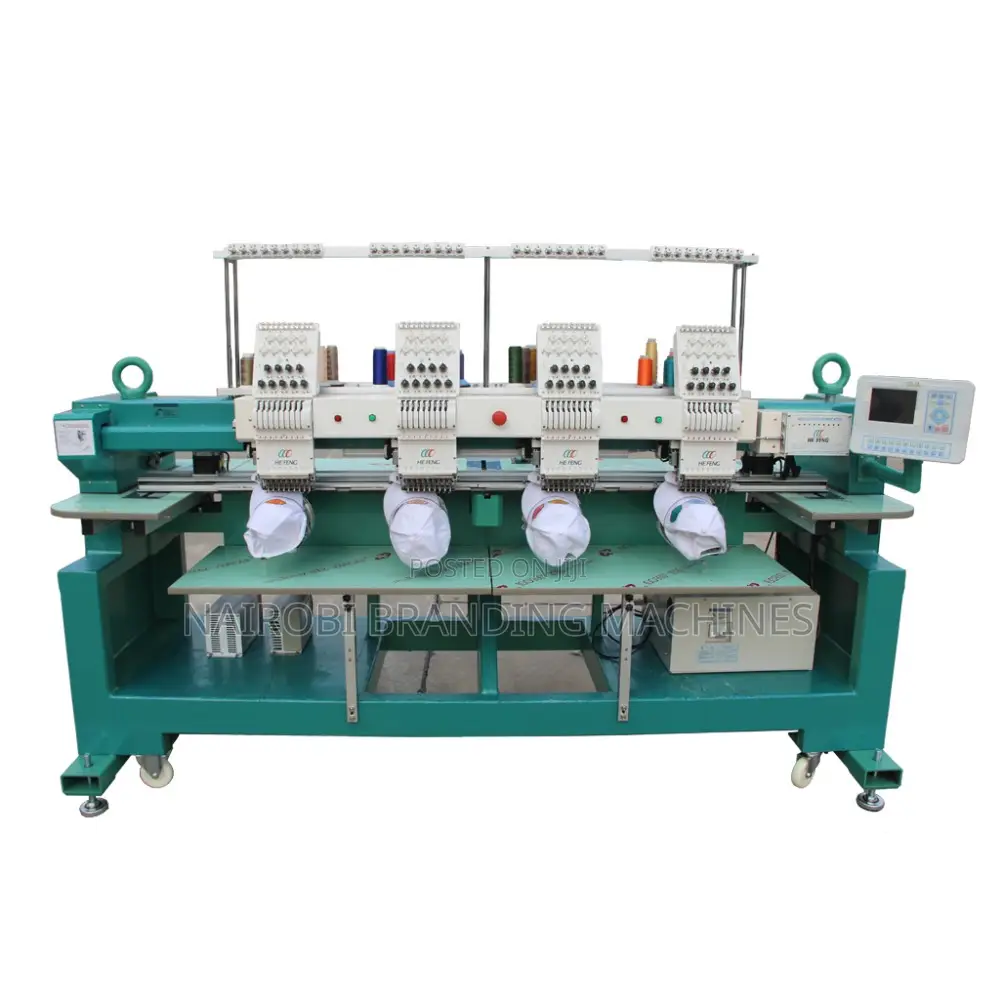 4 Head Embroidery Machine for 3d Hat Garments T-Shirt Embroidery