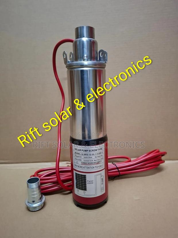 50 Meters Head 24 Volts Solar Dc Submersible Pump 250 Watts