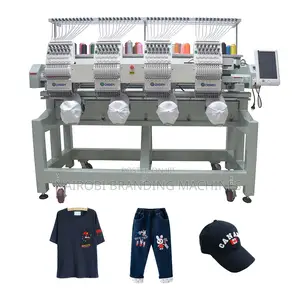 12 Needle 1200 RPM Speed 4-Head Automatic Home Use Embroidery Machine